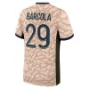 Officiële Voetbalshirt Paris Saint-Germain Bradley Barcola 29 Vierde Jordan 2023-24 - Heren